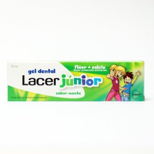 LACER JUNIOR GEL DENTAL  1 TUBO 75 ML SABOR MENTA