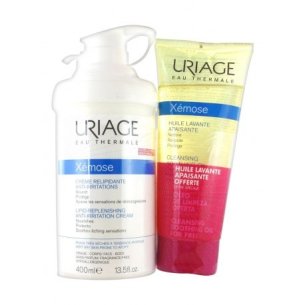 URIAGE XEMOSE CREMA 400ML + HUILE LAVANTE 200ML