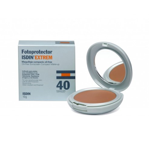 FOTOPROTECTOR ISDIN COMPACT SPF 50+ MAQUILLAJE COMPACTO OIL-FREE 1 ENVASE 10 G COLOR BRONCE