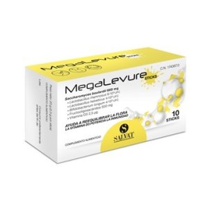 MEGALEVURE RESET  10 STICKS 2,3 G SABOR PLATANO