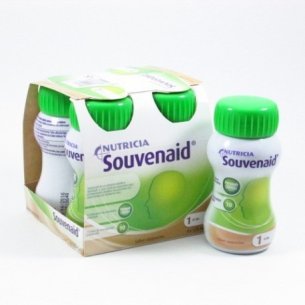 SOUVENAID  4 BOTELLAS 125 ML SABOR CAPPUCCINO