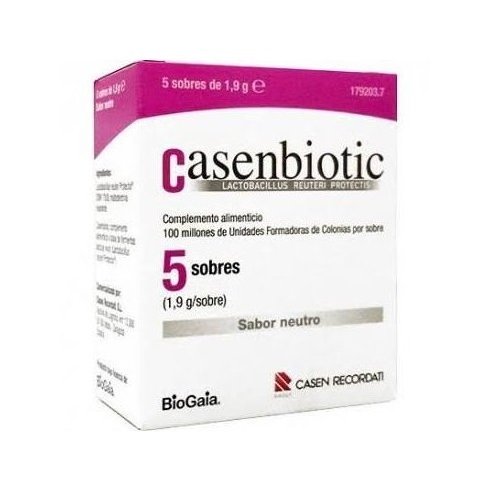 CASENBIOTIC  5 SOBRES 1,9 G SABOR NEUTRO