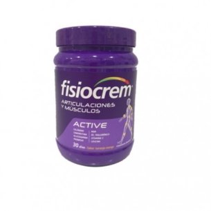 FISIOCREM SOLUBLE ACTIVE  1 ENVASE 480 G SABOR NARANJA MANGO