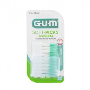 SOFT PICKS MINTY GUM 40 UNIDADES