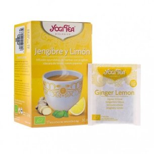 YOGI TEA JENGIBRE Y LIMON 17 BOLSITAS