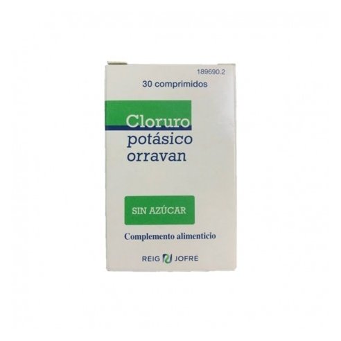 CLORURO POTASICO ORRAVAN  30 COMP