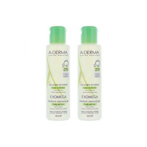 A-DERMA EXOMEGA GEL LIMPIADOR EMOLIENTE 2ªUND...