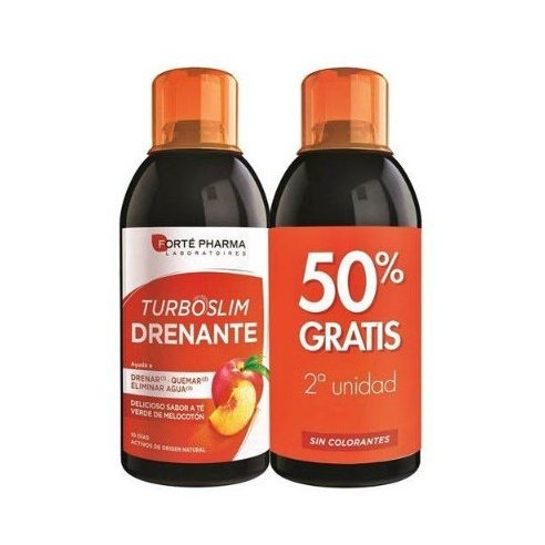 TURBOSLIM DRENANTE DUPLO 2 X 500 ML SABOR...