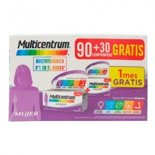 MULTICENTRUM MUJER  90 + 30 COMPRIMIDOS PACK PROMOCIONAL