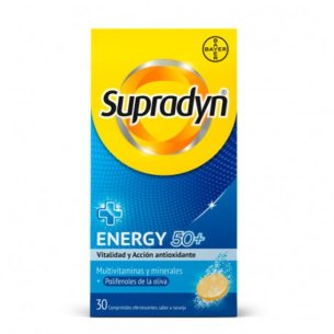 SUPRADYN ENERGY 50+  30 COMPRIMIDOS EFERVESCENTES