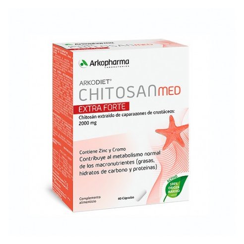 ARKODIET CHITOSAN EXTRA FORTE MED  500 MG 60 CAPSULAS