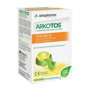 ARKOTOS TOS SECA  24 COMPRIMIDOS SABOR LIMON