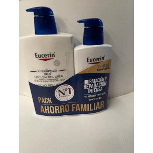 EUCERIN PACK UREA-REPAIR PLUS LOCION 10%  1 ENVASE 1 L+400 ML