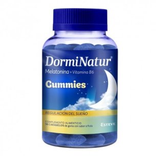 DORMINATUR GUMMIES  60 CARAMELOS DE GOMA SABOR FRUTA