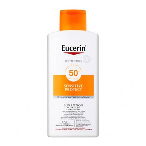 EUCERIN SUN PROTECTION 50+ LOCION EXTRA LIGHT SENSITIVE PROTECT 1 ENVASE 400 ML
