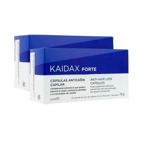 KAIDAX FORTE ANTICAIDA CAPILAR DUPLO 2 X 60 CAPSULAS