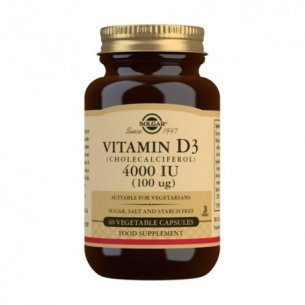 SOLGAR VITAMIN D3 4000 UI 60 CAPS VEG