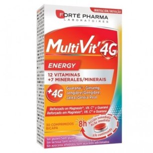 MULTIVIT 4G ENERGY  30 COMPRIMIDOS