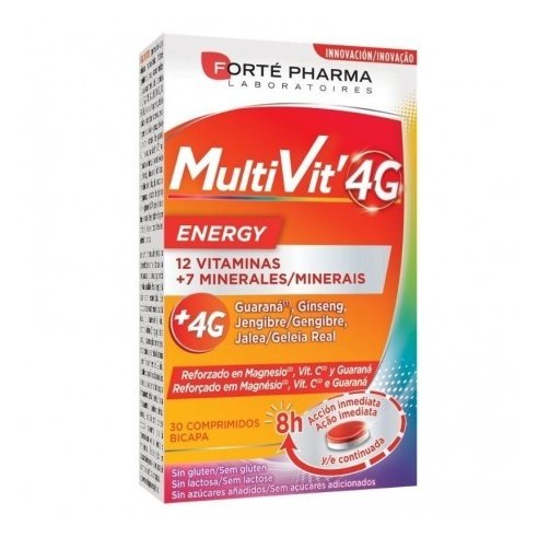 MULTIVIT 4G ENERGY  30 COMPRIMIDOS