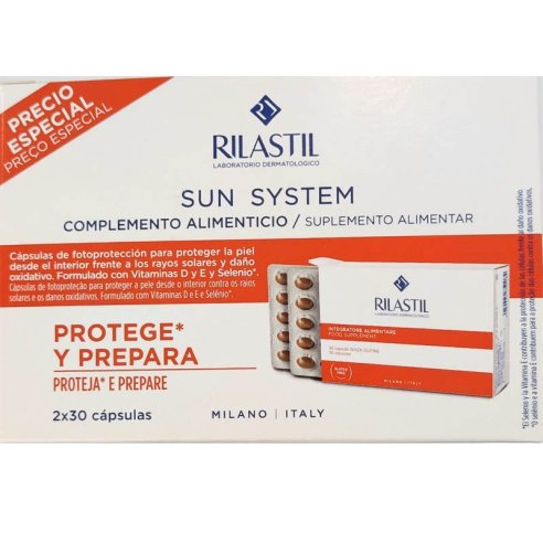 RILASTIL SUN SYSTEM ORAL DUPLO 2 X 30 CAPS