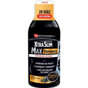 XTRASLIM MAX DRENANTE  1 FRASCO 500 ML SABOR GROSELLA NEGRA