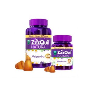 ZZZQUIL NATURA  90 GUMMIES SABOR MANGO & PLATANO PACK