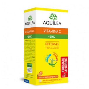 AQUILEA VITAMINA C + ZINC  28 COMPRIMIDOS EFERVESCENTES
