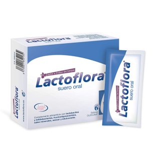 LACTOFLORA SUERO ORAL  6 SOBRES DUOCAM SABOR FRUTAS DEL...
