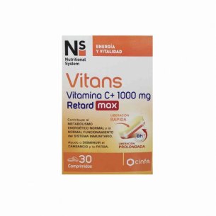NS VITANS VITAMINA C+ 1000 MG RETARD MAX  30 COMPRIMIDOS