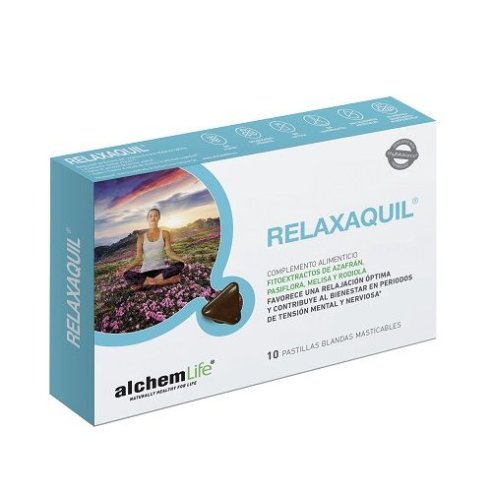 RELAXAQUIL  10 PASTILLAS MASTICABLES