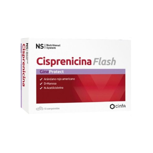 NS GINEPROTECT CISPRENICINA FLASH  10 COMPRIMIDOS