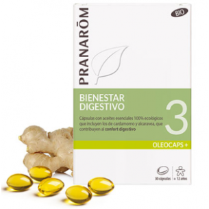 PRANAROM OLEOCAPS 3 BIENESTAR DIGETIVO 30 CAPS