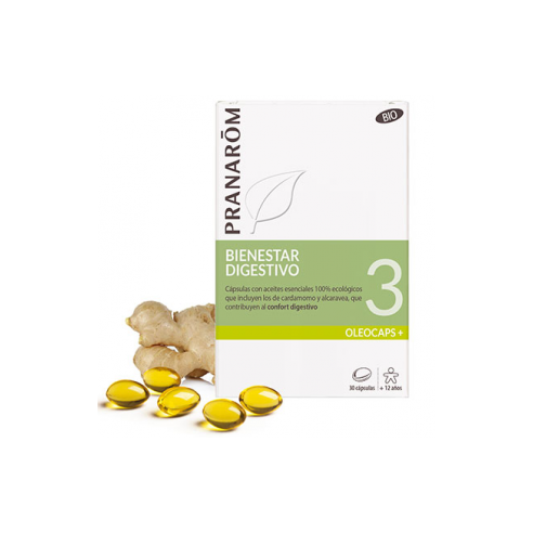 PRANAROM OLEOCAPS 3 BIENESTAR DIGETIVO 30 CAPS