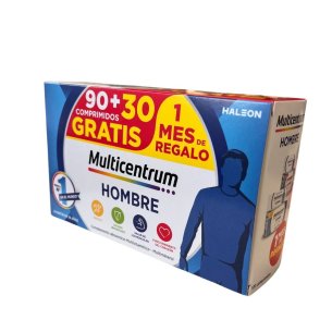 MULTICENTRUM HOMBRE  90 COMPRIMIDOS + 30 COMPRIMIDOS PACK...