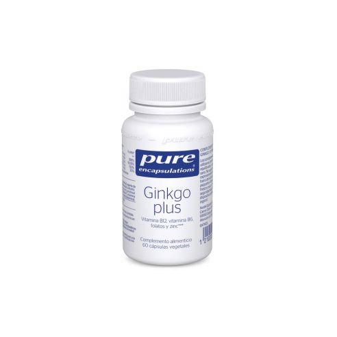 GINKGO PLUS PURE ENCAPSULATIONS  60 CAPSULAS