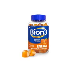 BION 3 ENERGY  60 GUMMIES SABOR NARANJA
