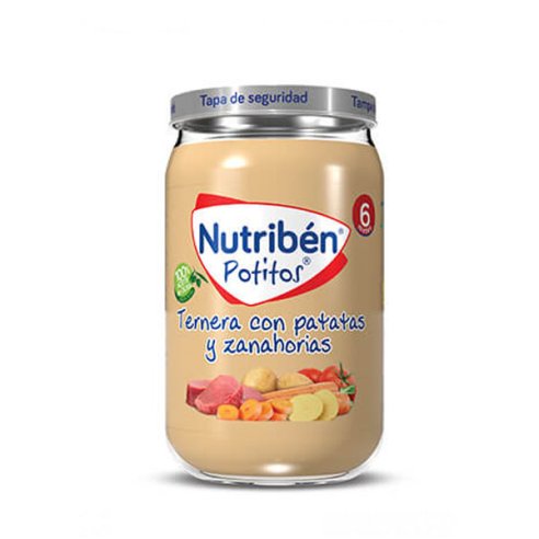 NUTRIBEN TERNERA CON PATATAS Y ZANAHORIAS  1 POTITO 235 G
