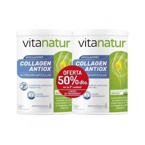 VITANATUR COLLAGEN ANTIOX PLUS  2 ENVASES 360 G...