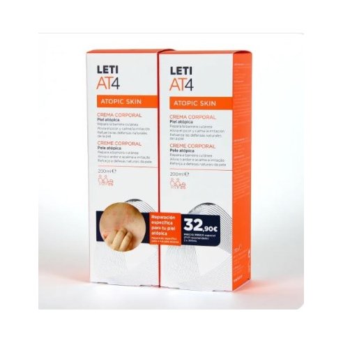 LETI-AT4 CREMA CORPORAL PIEL ATOPICA DUPLO 2 X...