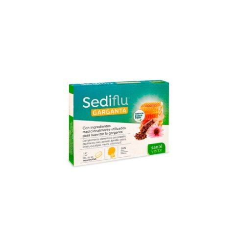 SEDIFLU GARGANTA  15 COMPRIMIDOS PARA CHUPAR
