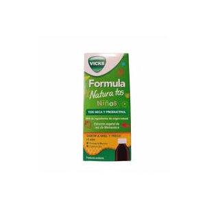 FORMULA NATURA TOS NIÑOS  1 FRASCO 140 ML SABOR MIEL Y FRESA