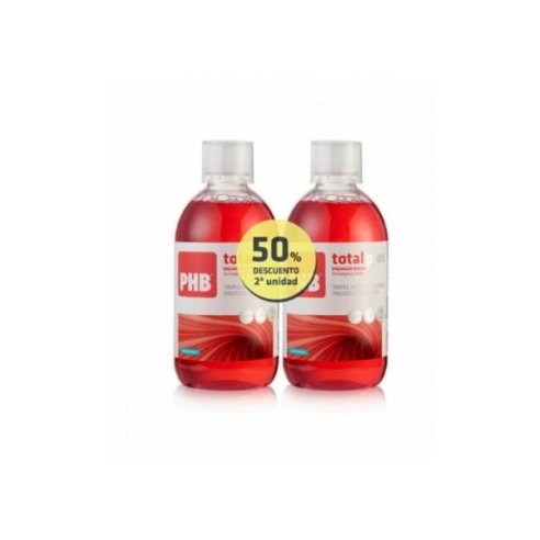 PHB TOTAL PLUS ENJUAGUE BUCAL  2 ENVASES 500 ML