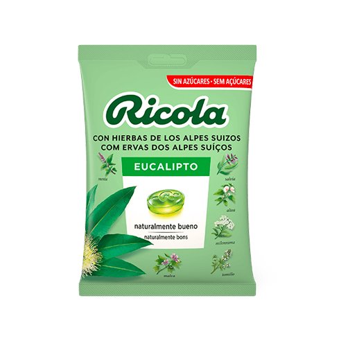 RICOLA CARAMELOS SIN AZUCAR  1 BOLSA 70 G SABOR...