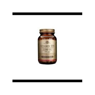 SOLGAR VITAMINA D3 COLECALCIFEROL  2200 UI 50 CAPSULAS...