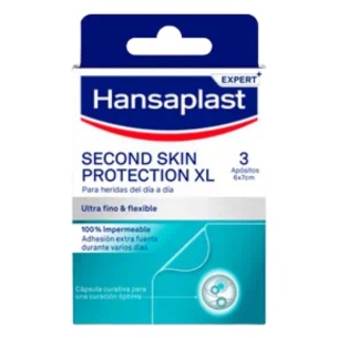 HANSAPLAST SECOND SKIN PROTECTION  3 PARCHES 7 CM X 6 CM