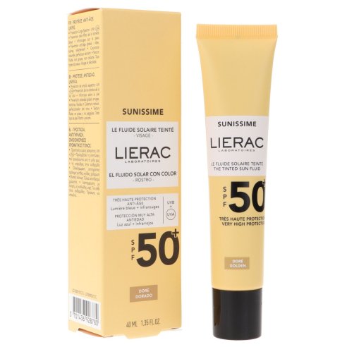 LIERAC SUNISSIME EL FLUIDO SOLAR CON COLOR DORE...