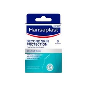 HANSAPLAST SECOND SKIN PROTECTION  6 PARCHES 73 MM X 36 MM