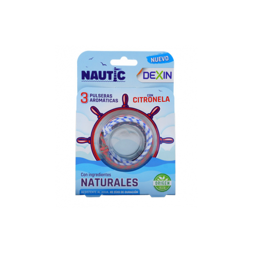 DEXIN PULSERA AROMATICA CITRONELA  3 UNIDADES...