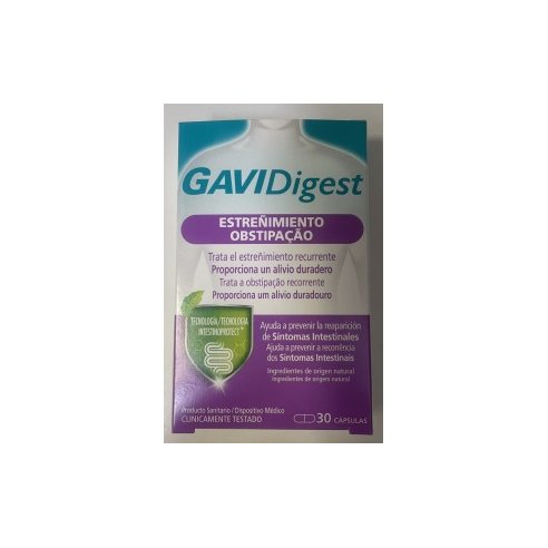 GAVIDIGEST ESTREÑIMIENTO  30 CAPSULAS