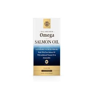 SOLGAR FULL SPECTRUM OMEGA SALMON OIL  120 CAPSULAS BLANDAS